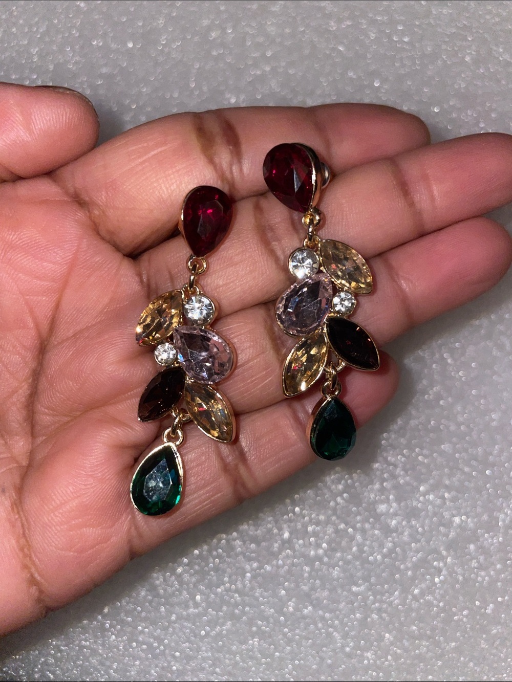 Autumn Crystal Fallscape Earrings